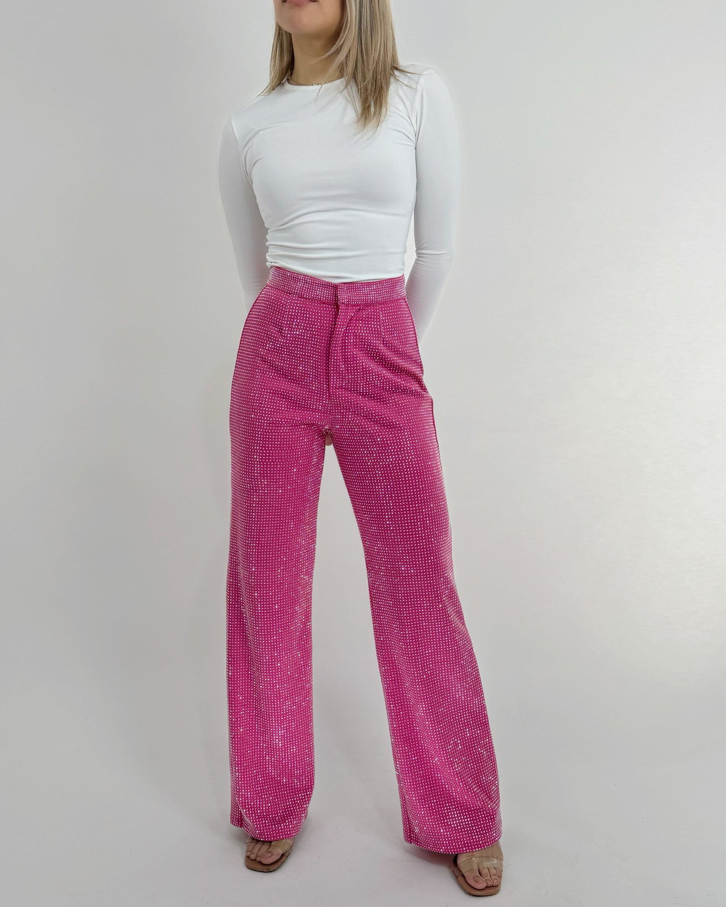 Pink Glitter Pant