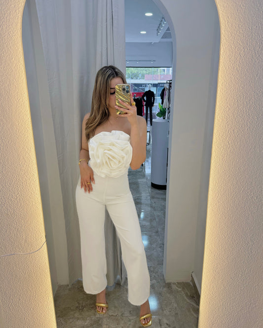 Bridy White Jumpsuit