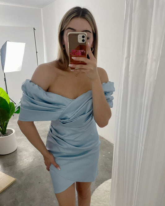 Chloe baby blue dress