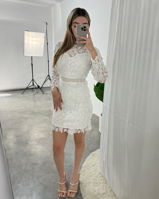 White Lace Dress