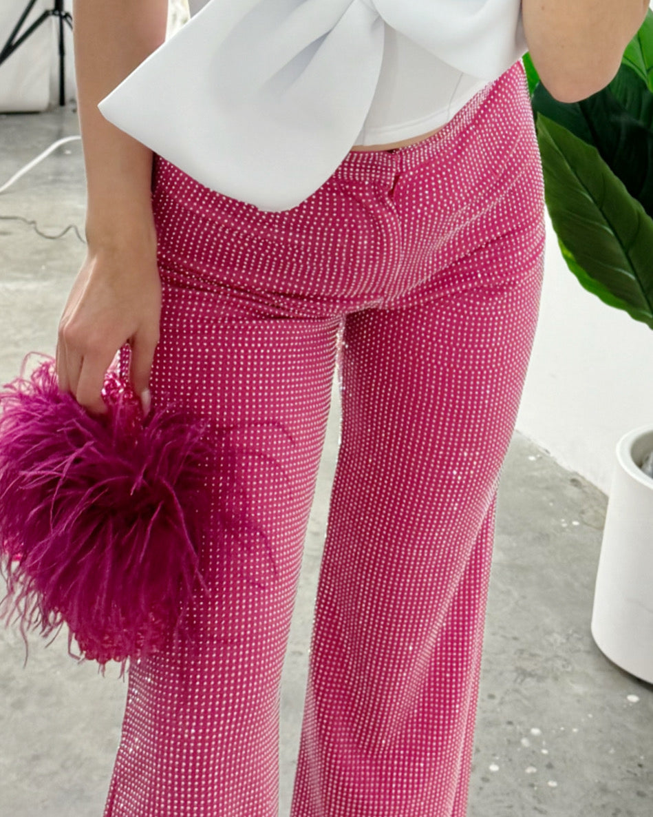 Pink Glitter Pant