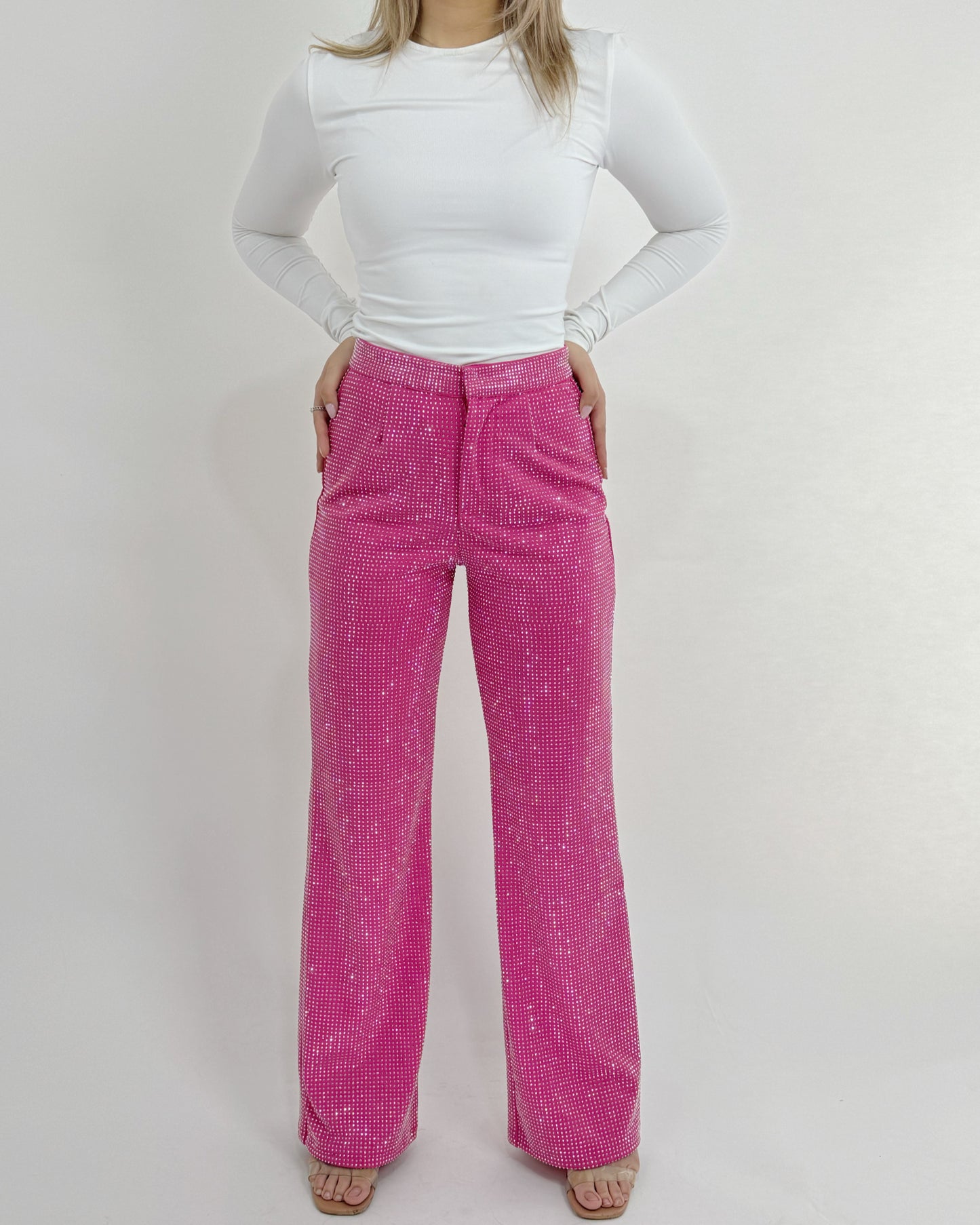 Pink Glitter Pant