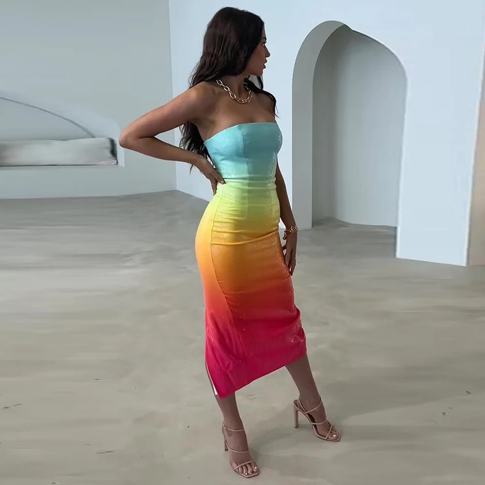 Alexa Rainbow Dress