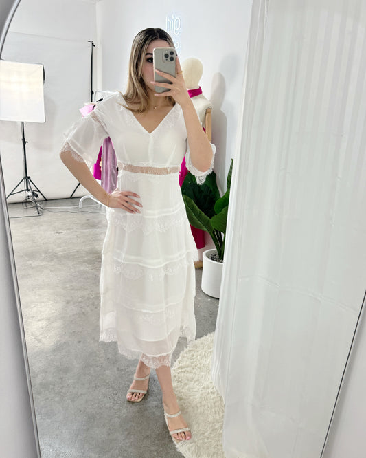 Maila white Dress