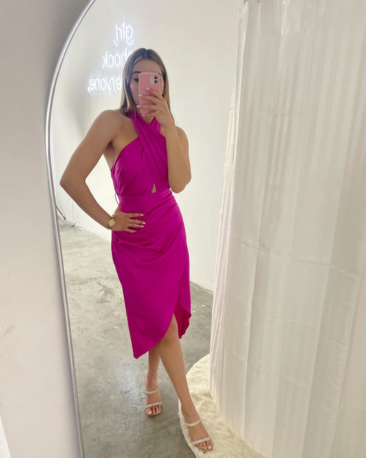 Jazmine Fucsia Dress