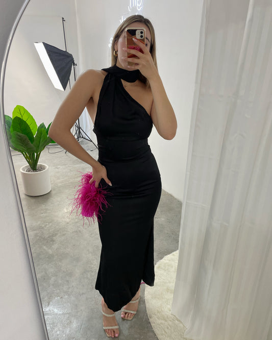 Italian Black Dress