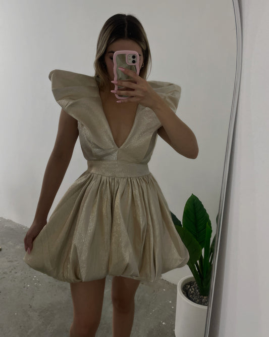 Champagne party dress