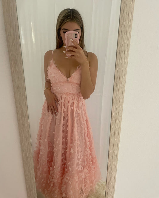 Butterfly melon dress